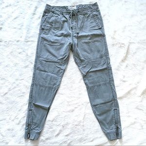 Hollister Olive Utility Joggers